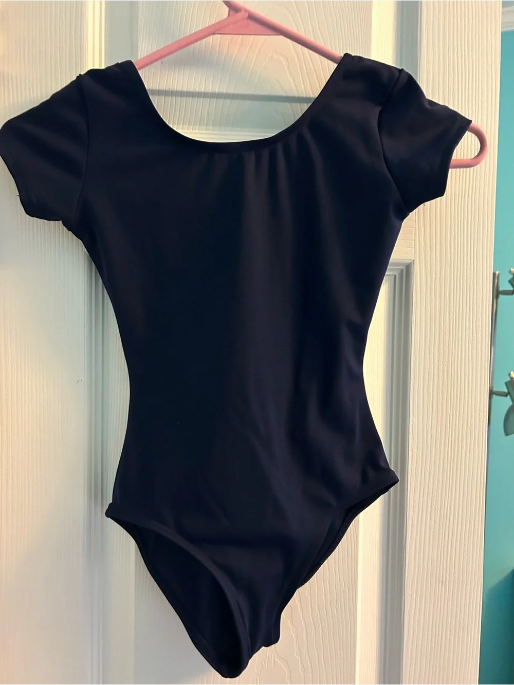 Capezio Blue  Short Sleeve Dance Leotard for Kids
